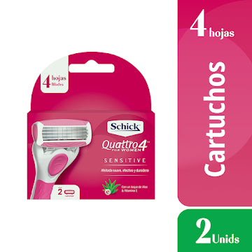 REPUESTO SCHICK QUATRO 2U WOMEN